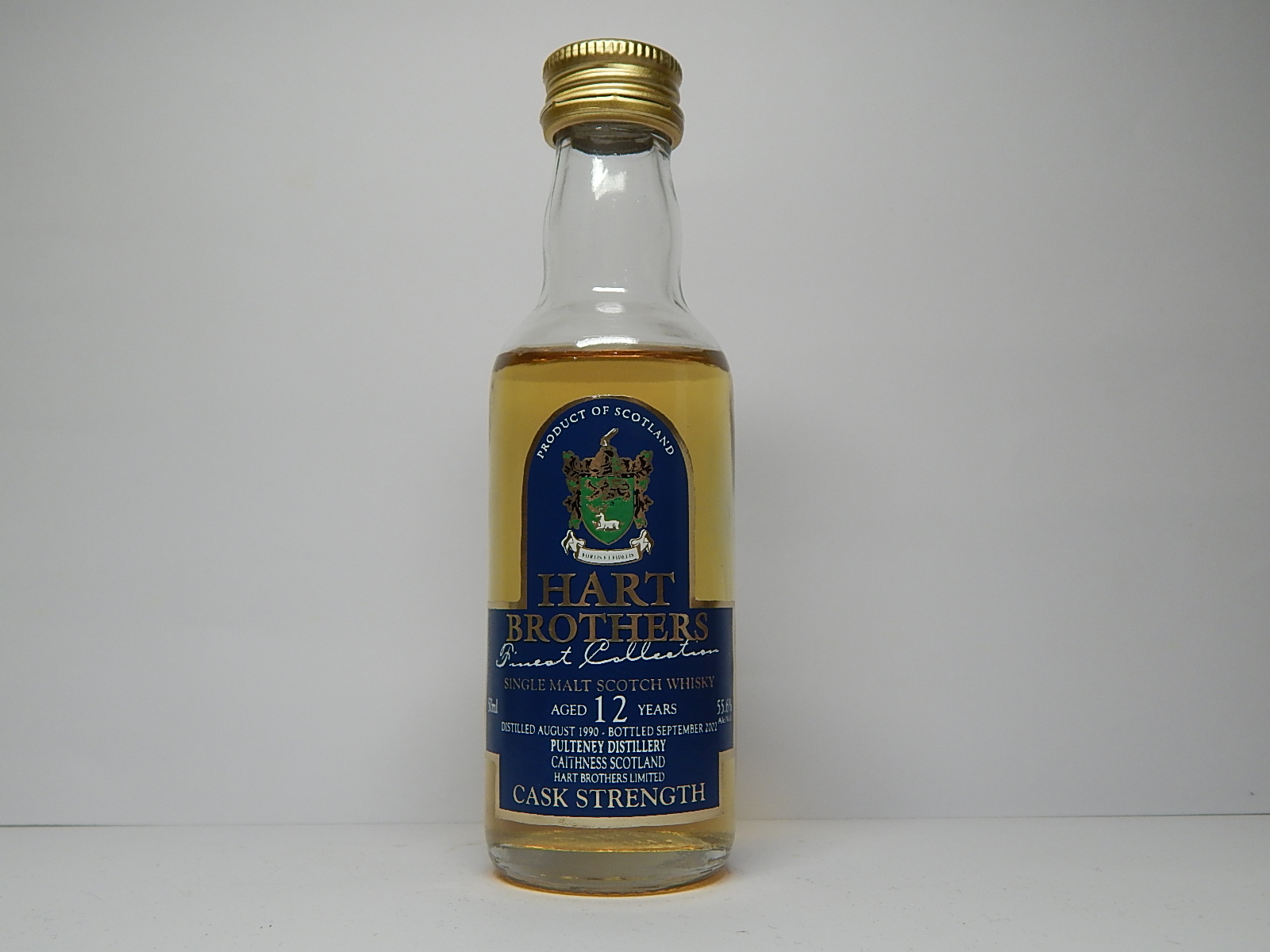 SMSW 12yo 1990-2002 "Hart Brothers" 50ml 55,6%Alc/Vol.